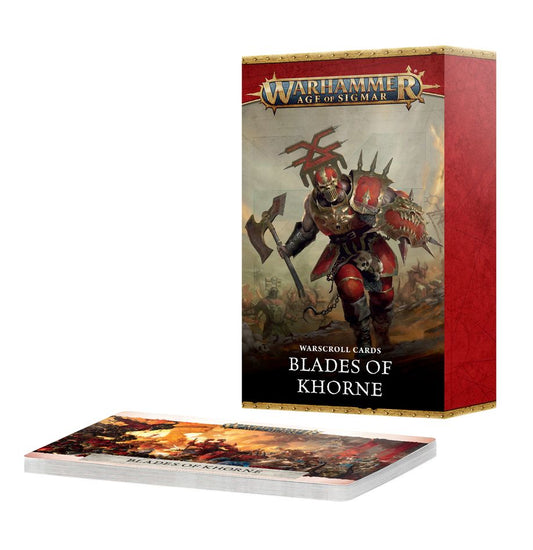 Warhammer Age of Sigmar: Warscroll Cards - Blades of Khorne