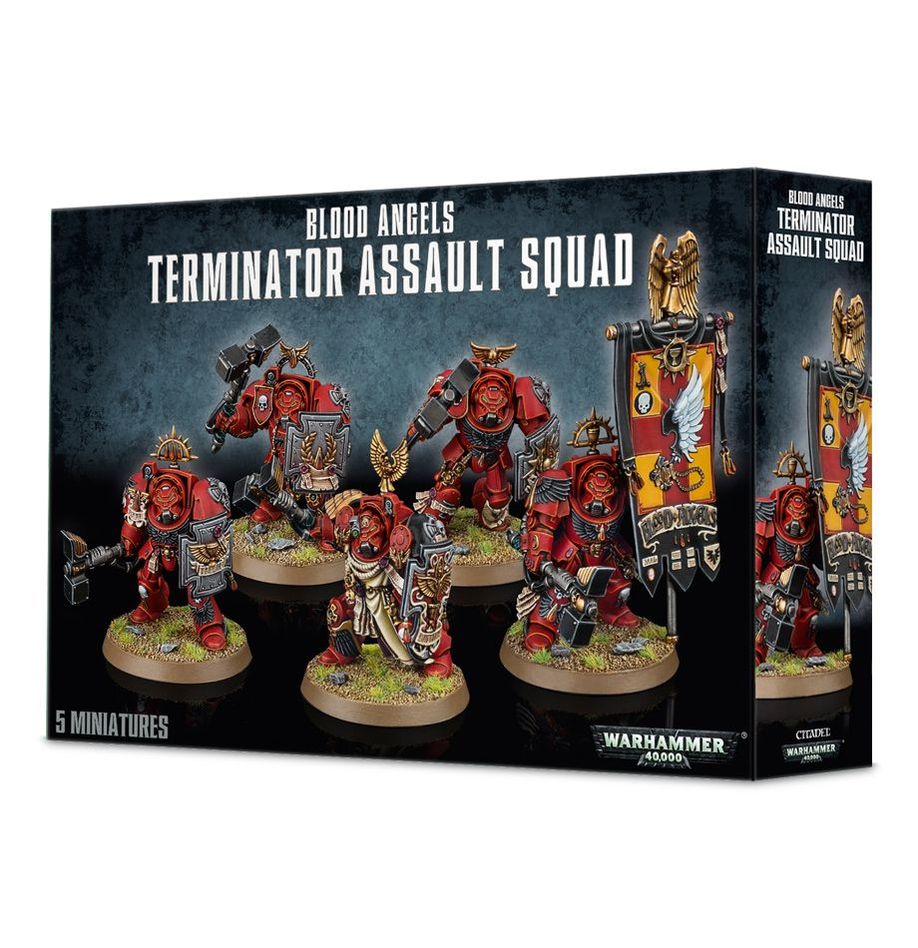 Warhammer 40000: Blood Angels Terminator Assault Squad (GW Online Exclusive)