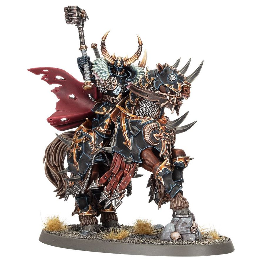 Warhammer Age of Sigmar: Chaos Lord on Daemonic Mount