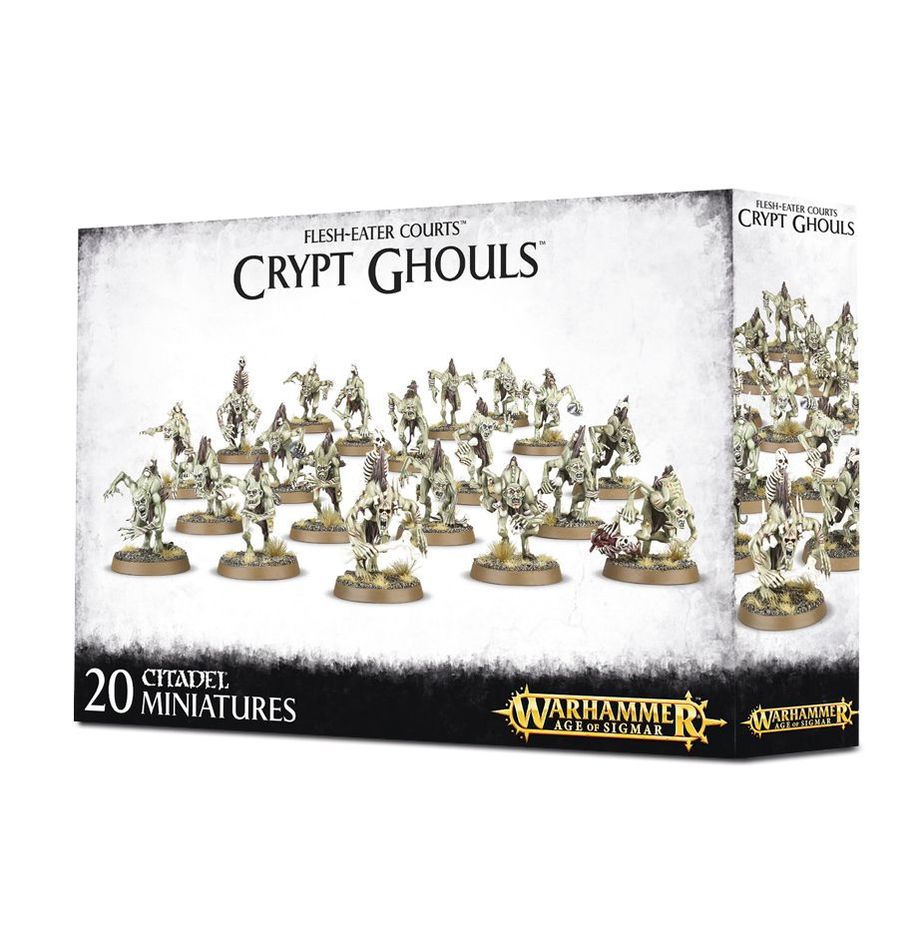 Box art for Crypt Ghouls, a unit of Flesh-eater Courts miniatures
