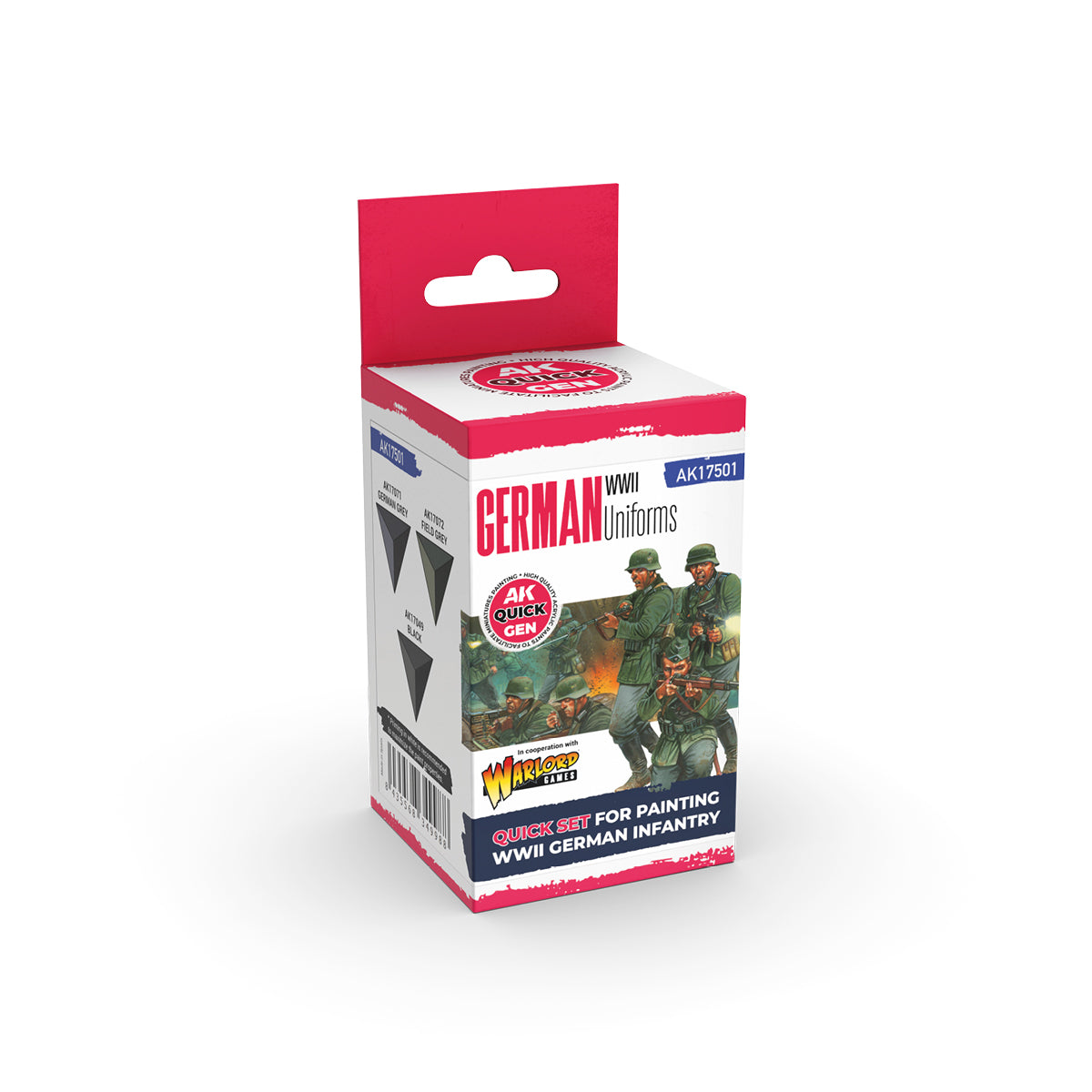 AK Interactive Quick Gen WWII German Uniform Paint Set