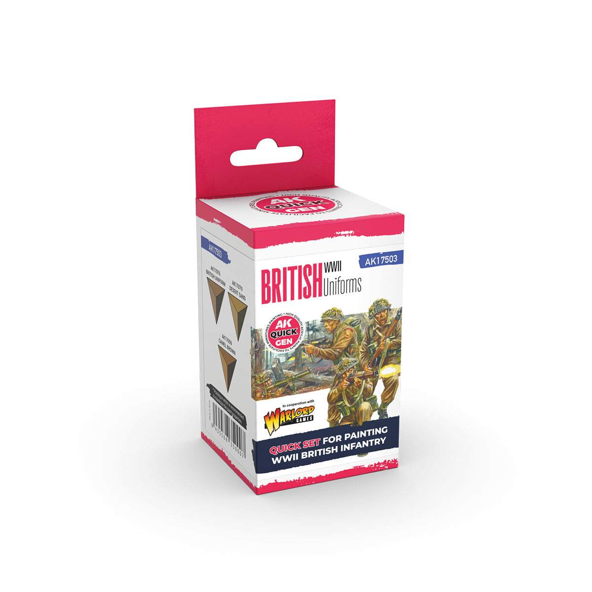 AK Interactive Quick Gen WWII British Uniform Paint Set