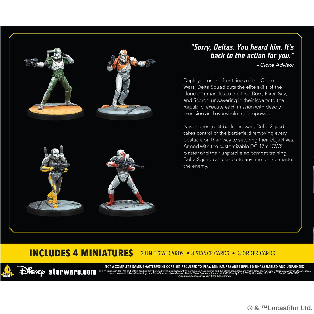 Star Wars: Shatterpoint - Delta Squad, Form up