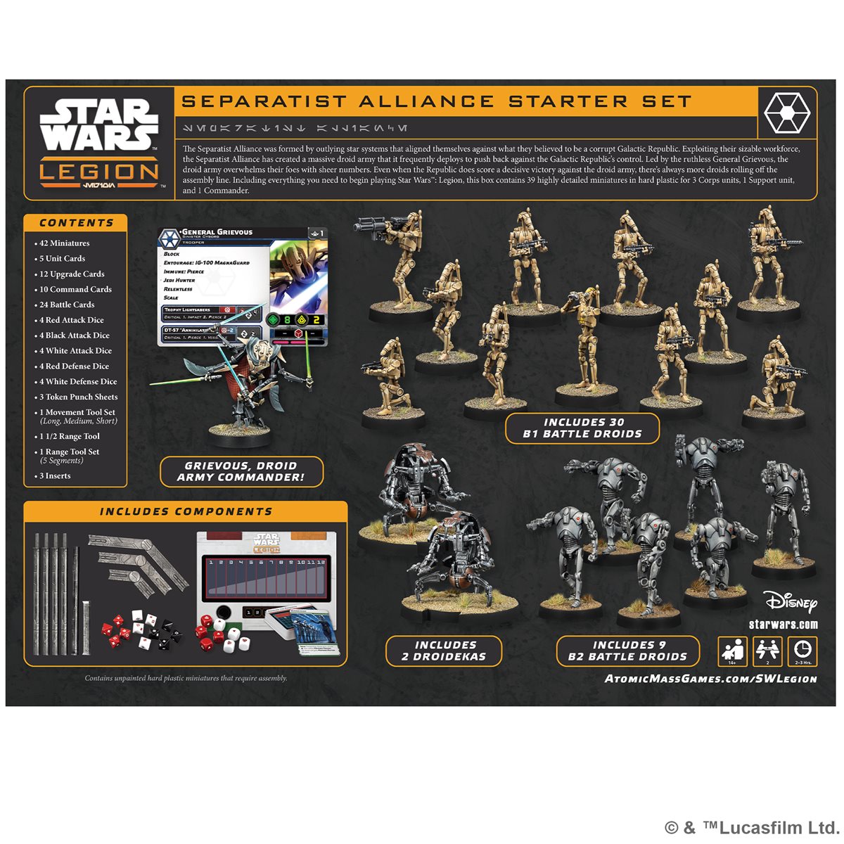 Star Wars Legion: Separatis Alliance - Starter Set