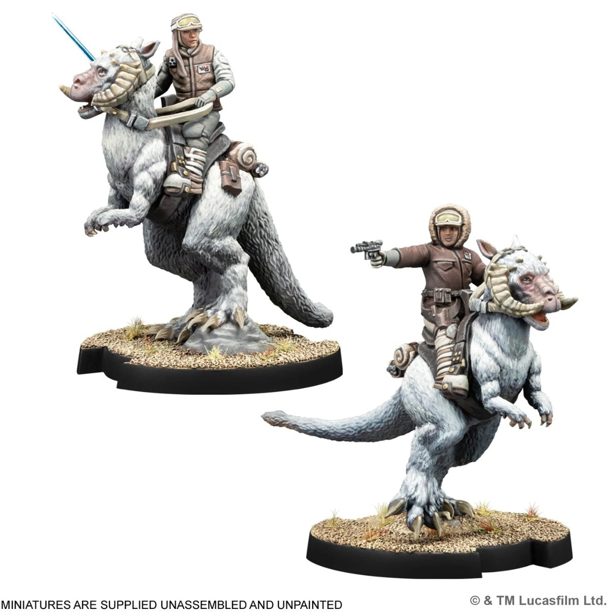 Star Wars: Legion: Han Solo & Luke Skywalker on Tauntaun