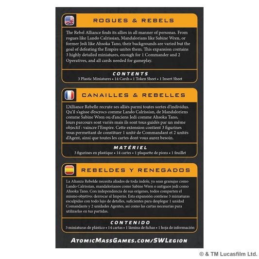 Star Wars: Legion: Rogues & Rebels