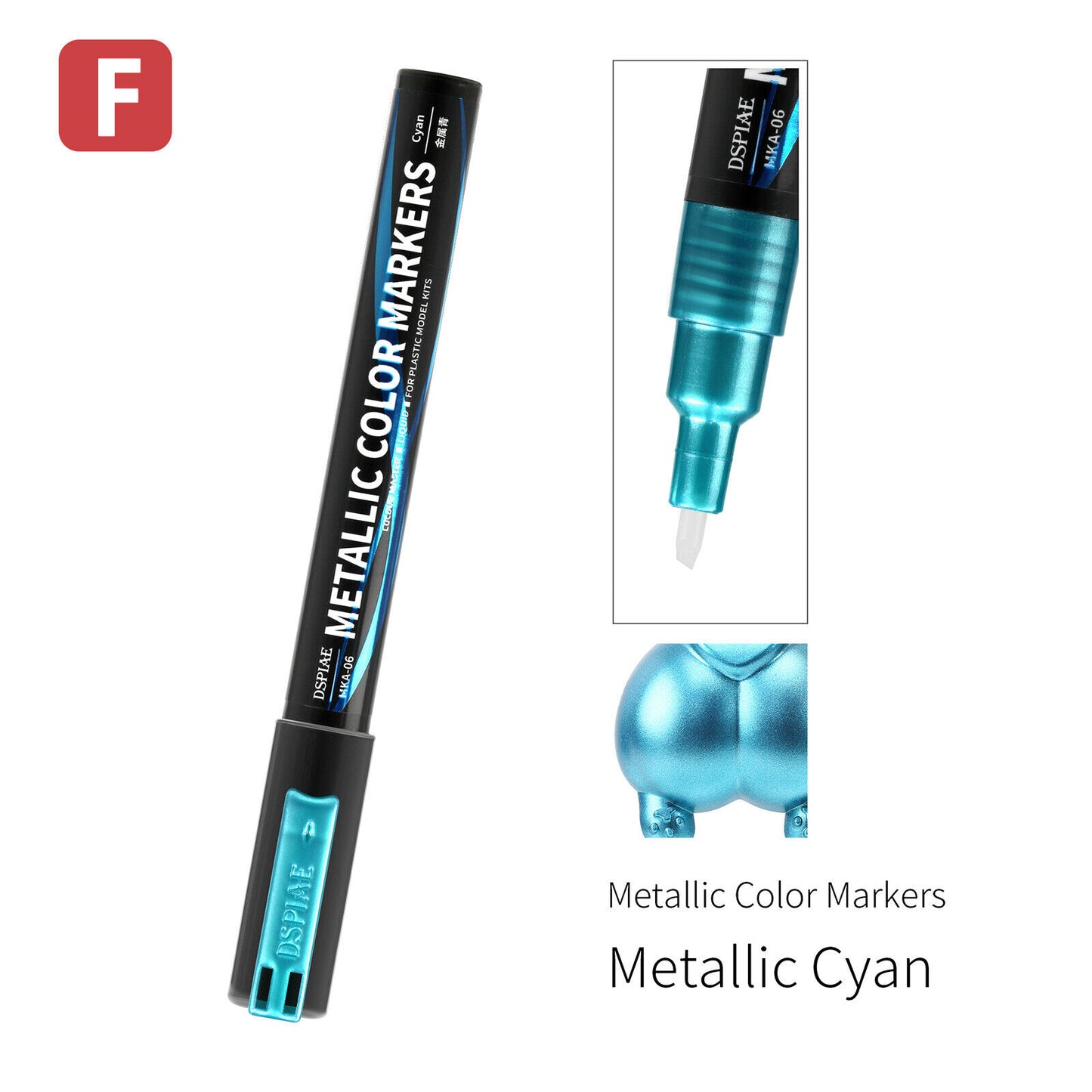 DSPIAE: Metallic Color Marker - Metallic Cyan