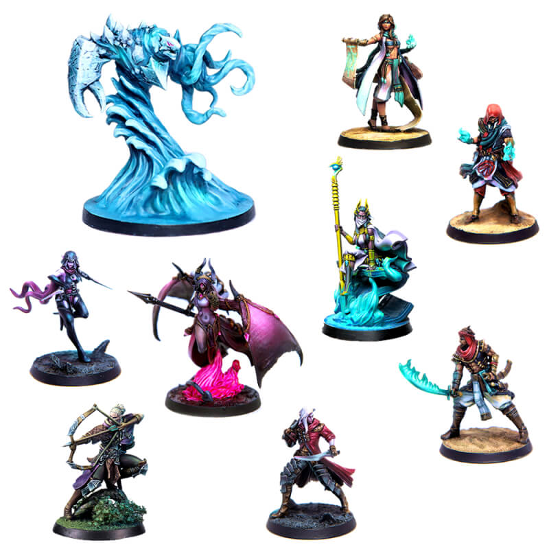 Eldfall Chronicles: Coalition of Thenion vs Sand Kingdoms 2-Player Starter Set