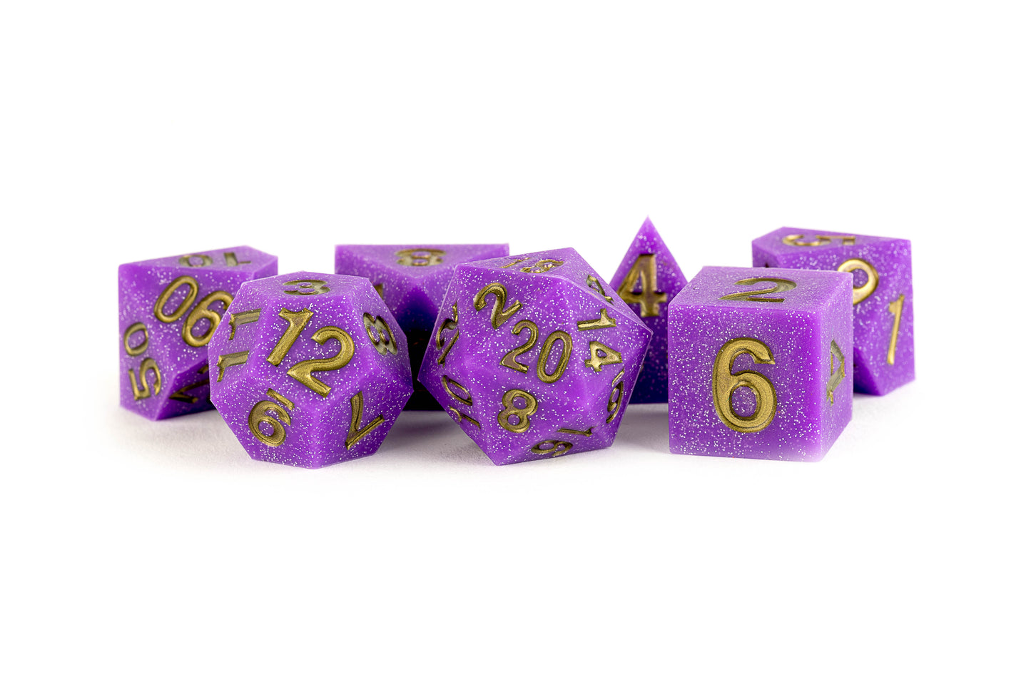 FanRoll: SILICONE 7 DICE SET - REGAL RICOCHET 16MM