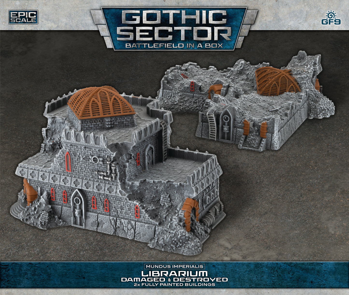 Battlefield in a Box: Mundus Imperialis - Damaged & Destroyed Librarium