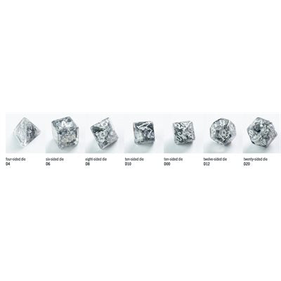 Candy-like Series: Blackberry RPG Dice Set (7pcs)