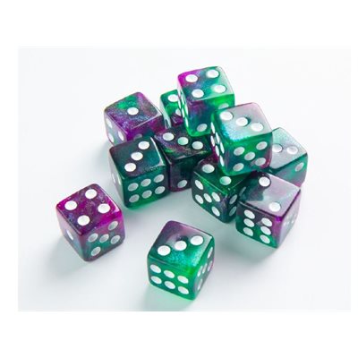 Galaxy Series: Aurora: D6 Dice Set 16 mm (12 pcs)