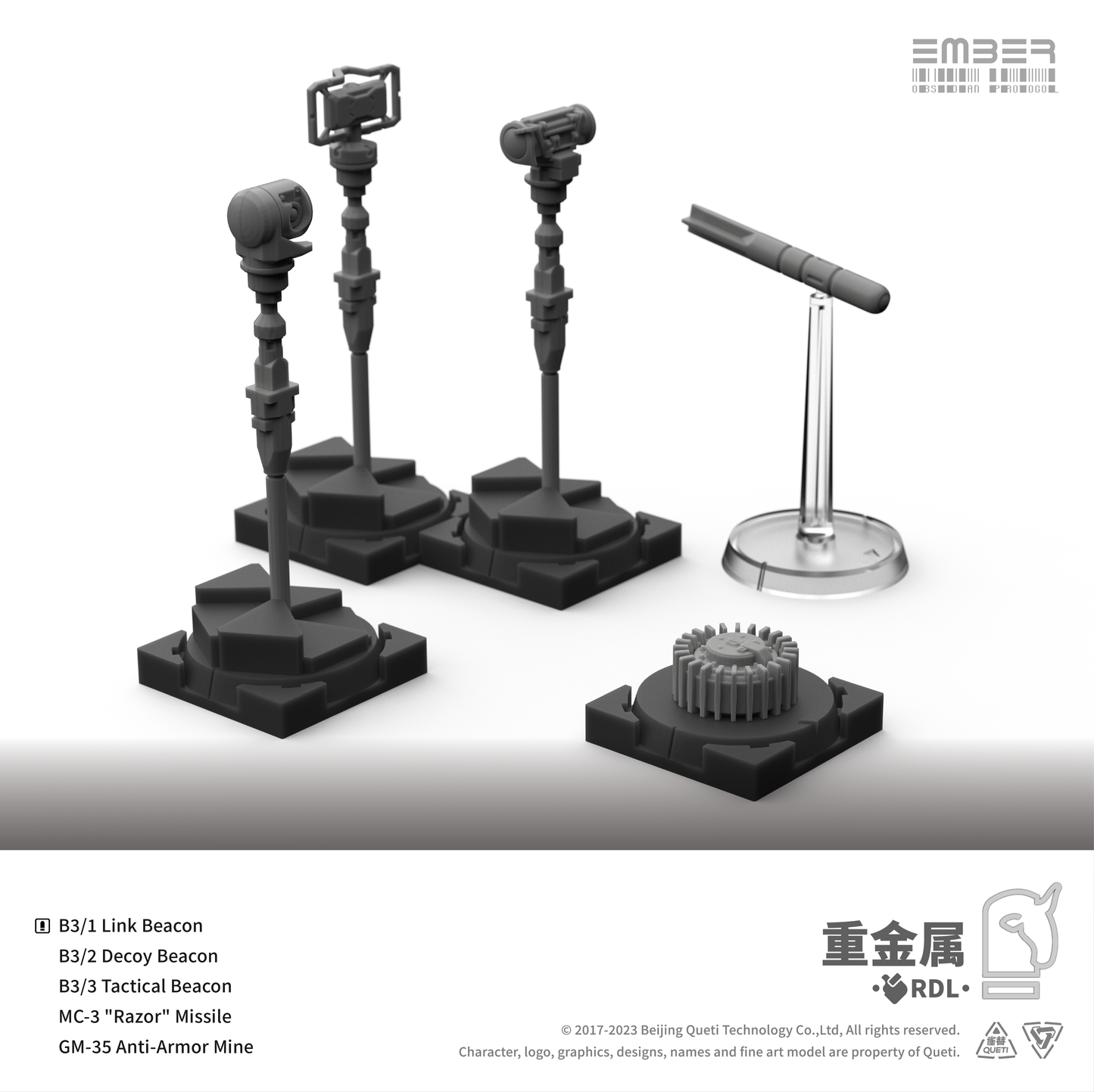 Ember: Obsidian Protocol - RDL Heavy Metal Expansion Set