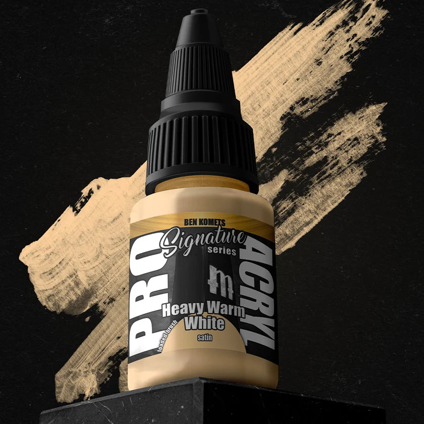 Pro Acryl - Heavy Warm White 22ml (Ben Komets Signature Series)