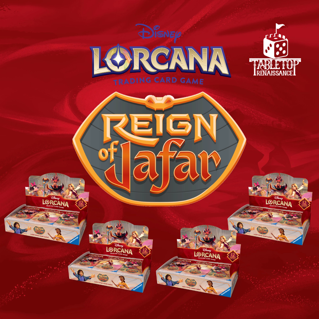 Disney Lorcana: Reign of Jafar Booster Case (Sealed Case of 4 Boxes)
