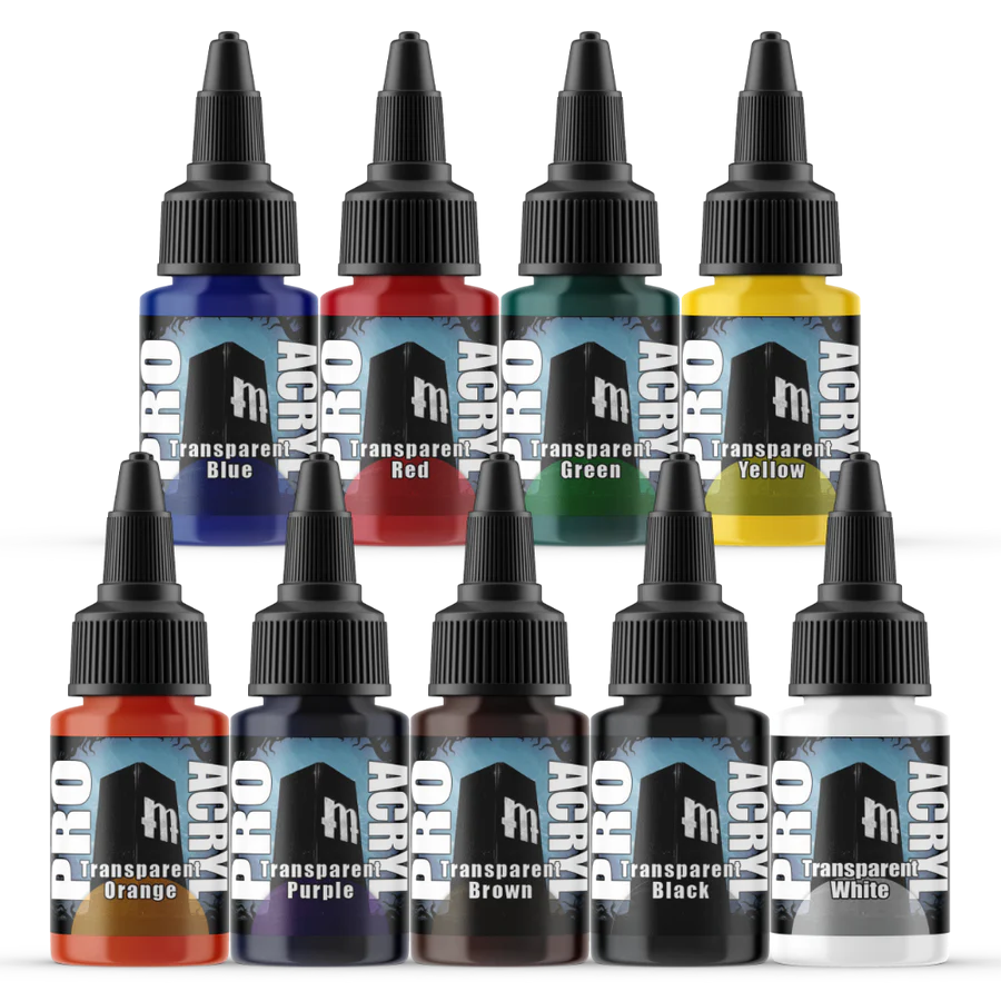 Pro Acryl - Expansion Set #2 - transparents - 9 Colors