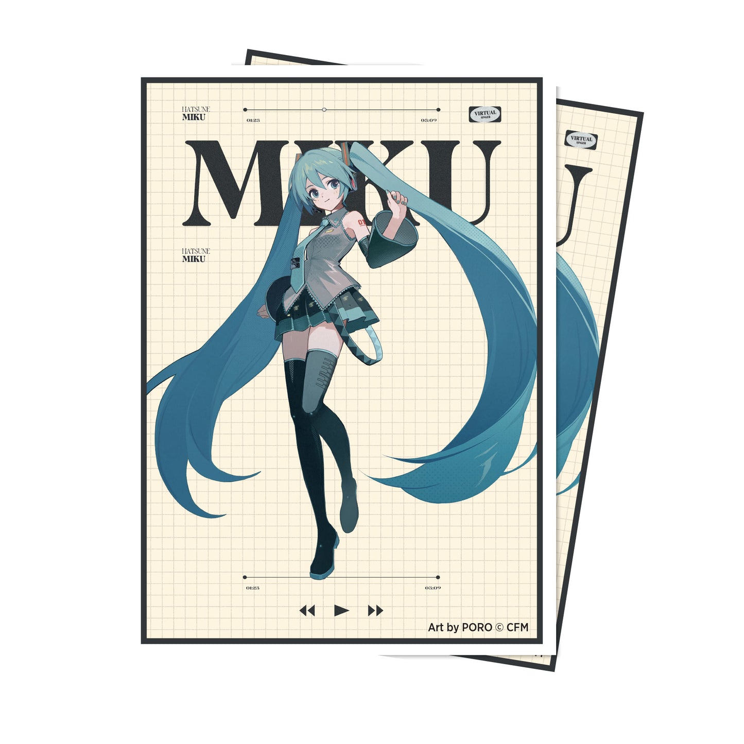 Ultra Pro Sleeves: APEX Hatsune Miku Retro Soundscape Sleeves (105ct)