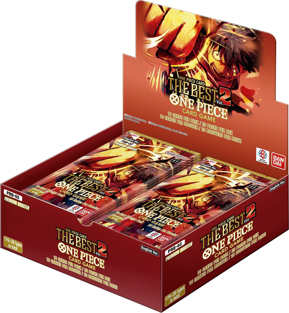 One Piece Card Game: PRB-02 Premium Booster "The Best" Vol. 2 (Sealed Box)