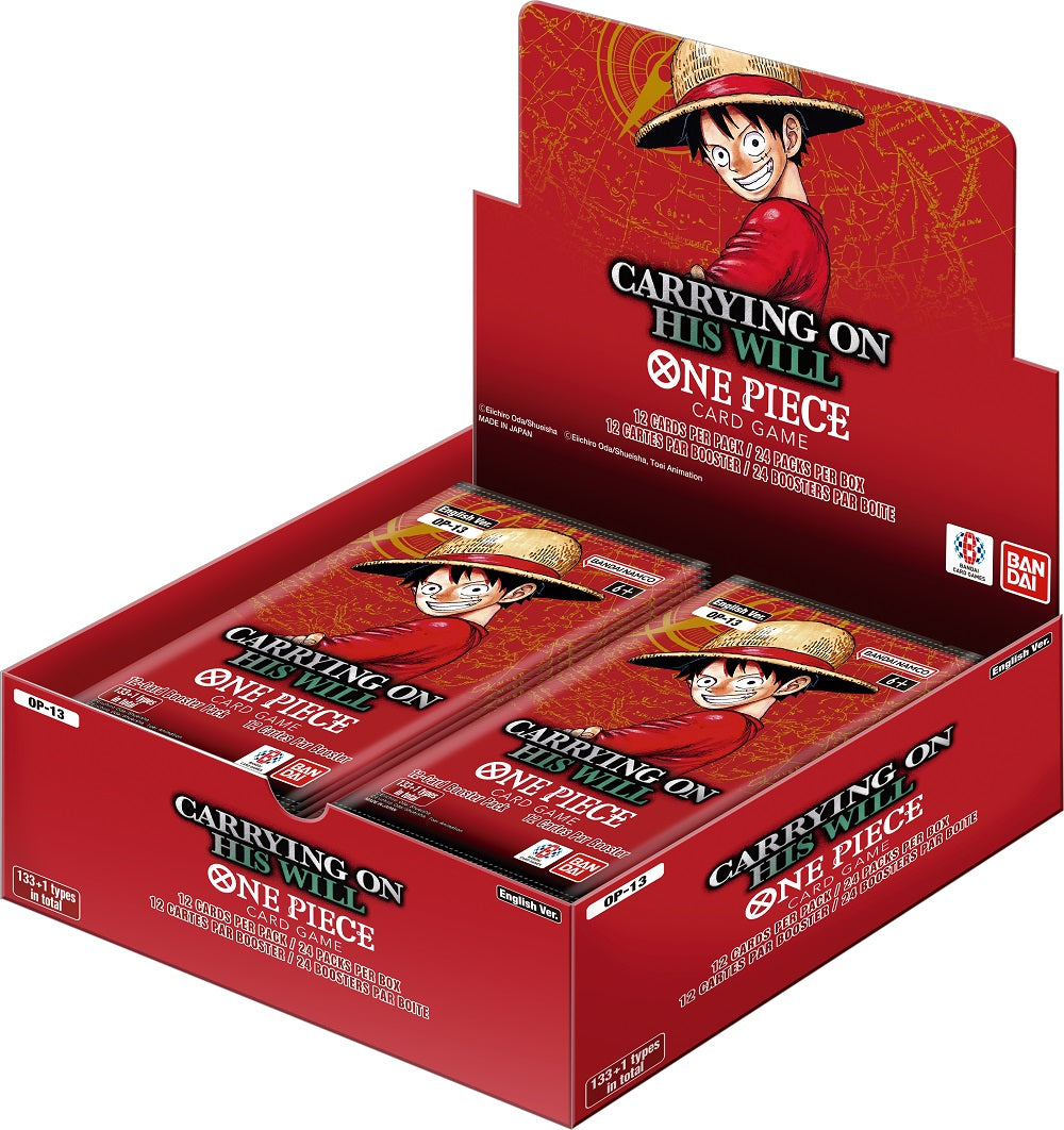 One Piece Card Game: OP-13 Carrying on His Will Booster Box (Sealed)