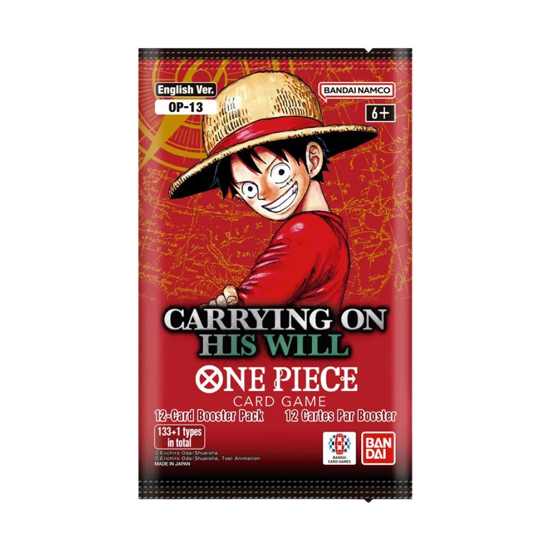 One Piece Card Game: OP-13 Carrying on His Will Booster Pack