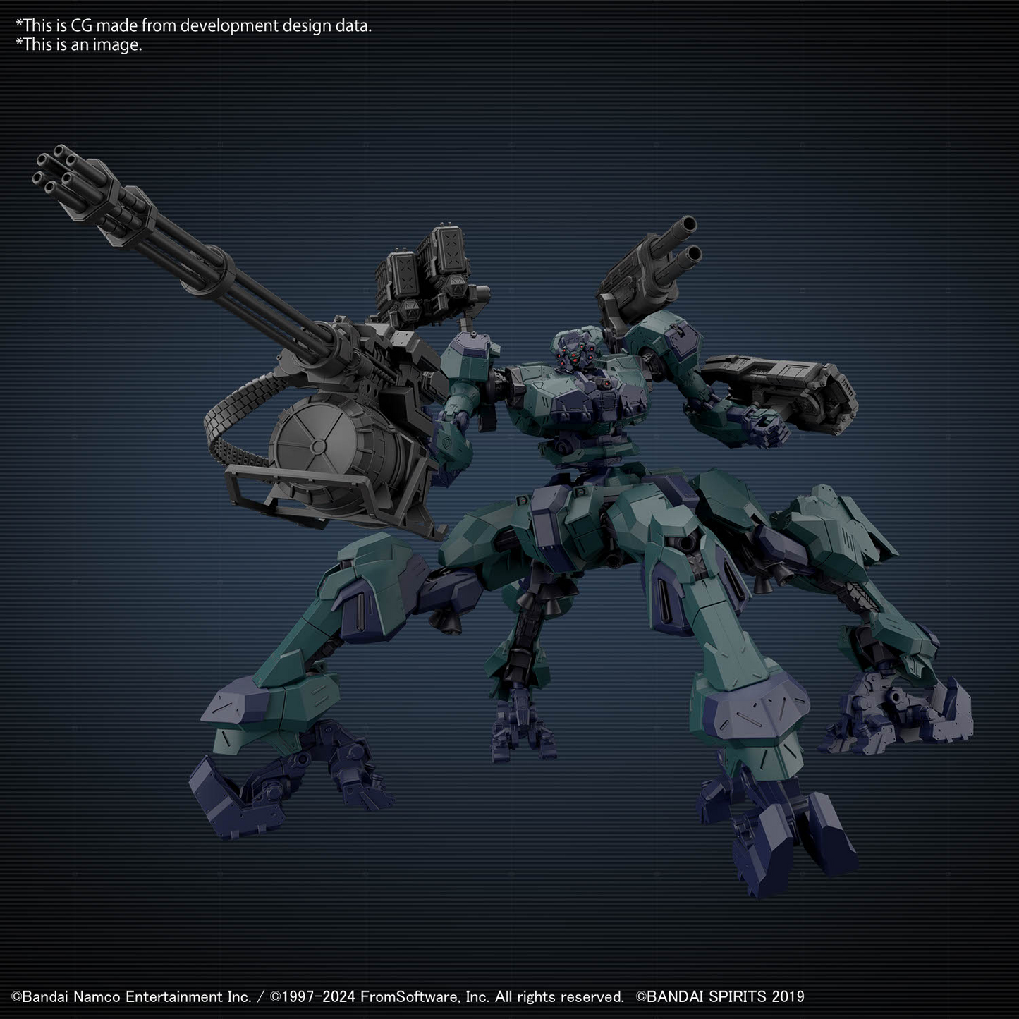 30MM 1/144 Armored Core VI Fires of Rubicon: BD-011 Melander Liger Tail