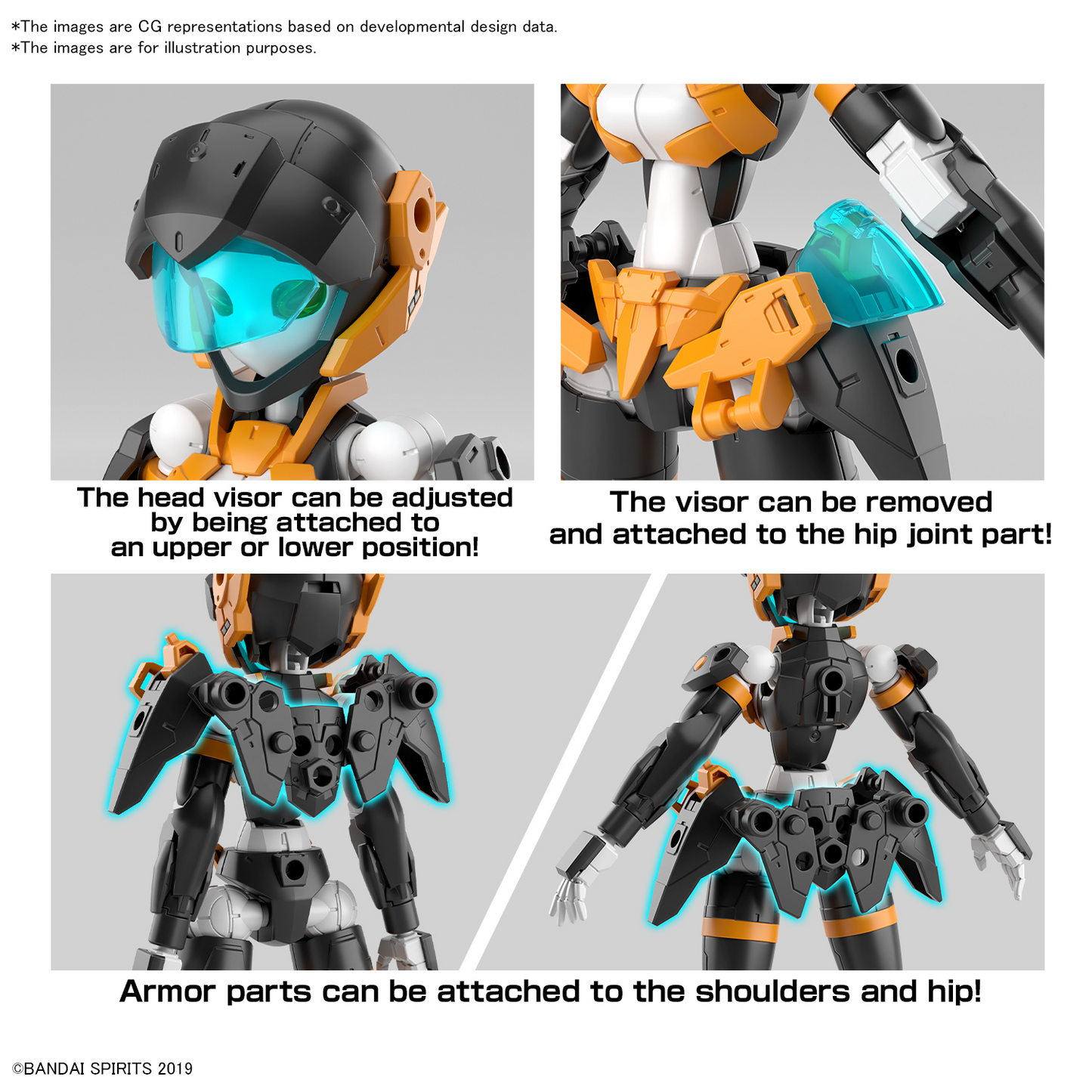 30 Minutes Missions 1/144 EXM-H15D ACERBY (TYPE-D)