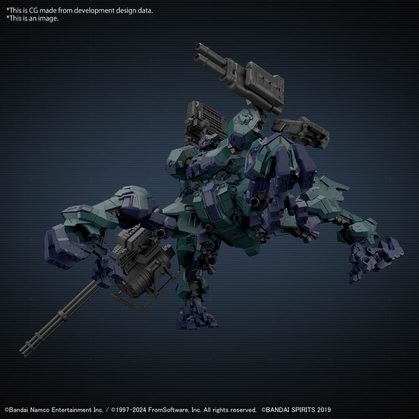 30MM 1/144 Armored Core VI Fires of Rubicon: BD-011 Melander Liger Tail