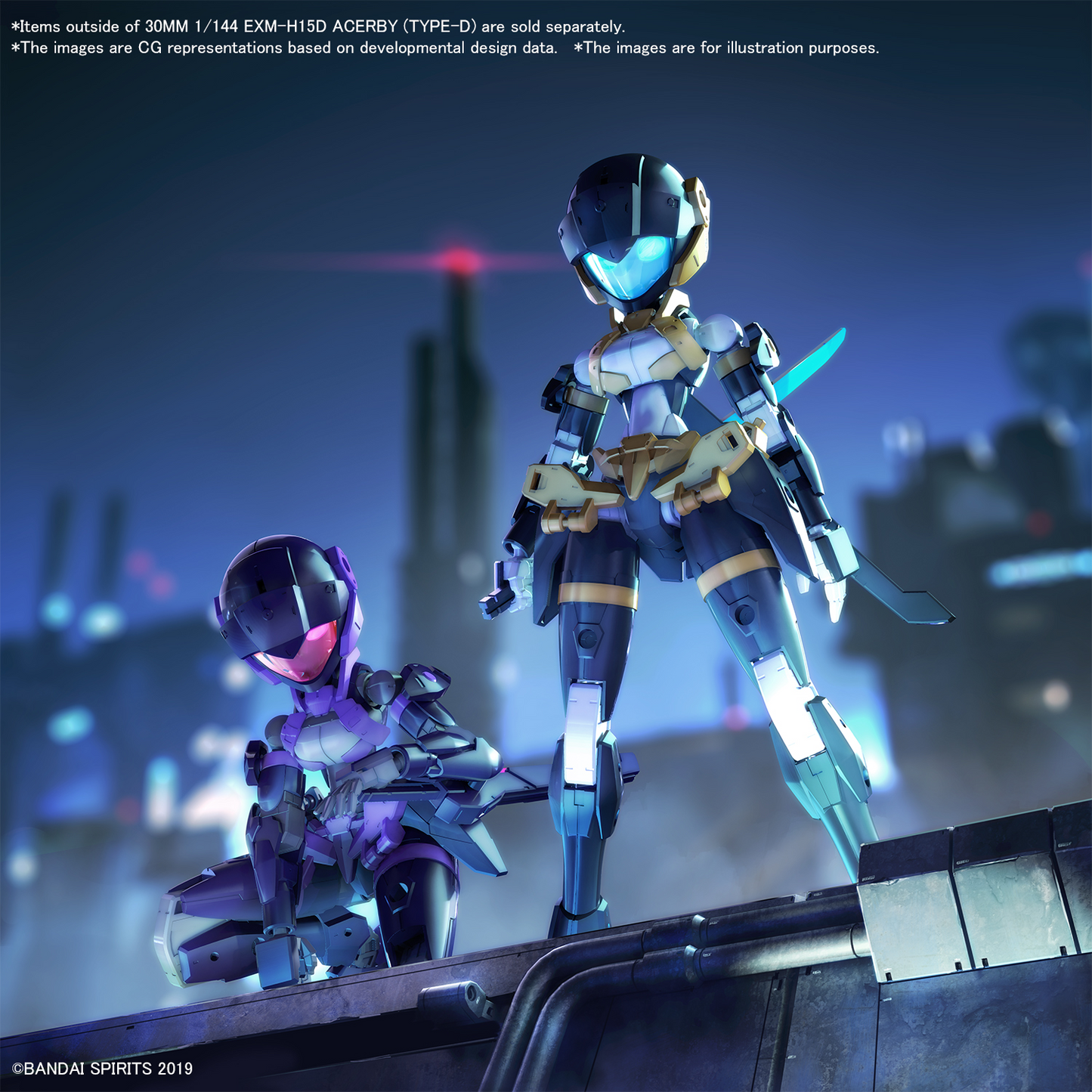 30 Minutes Missions 1/144 EXM-H15D ACERBY (TYPE-D)