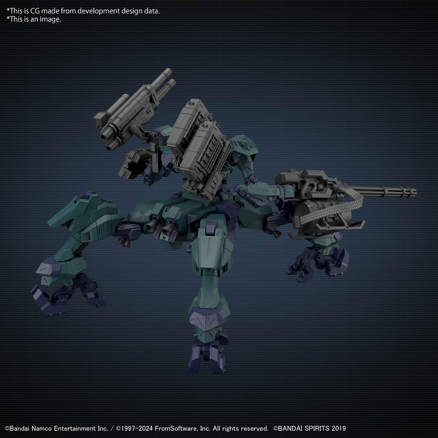 30MM 1/144 Armored Core VI Fires of Rubicon: BD-011 Melander Liger Tail