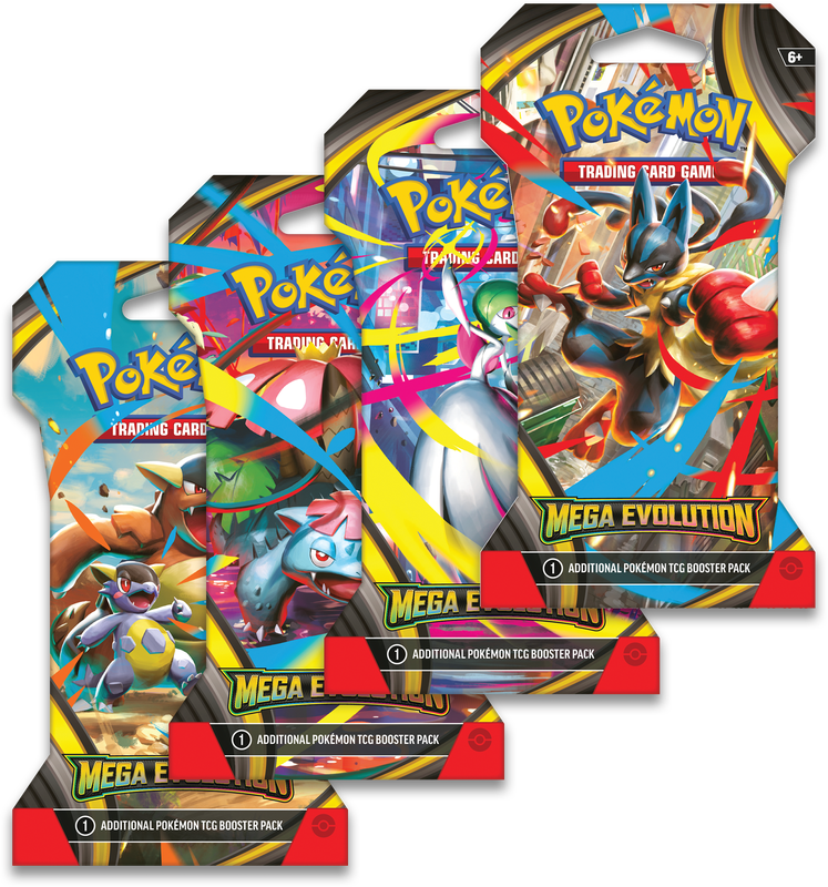 Pokémon TCG: ME01 Mega Evolution - Sleeved Booster Pack