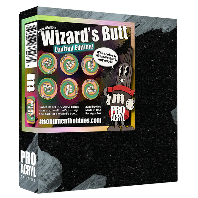 Pro Acryl Wizard's Butt Paint Set