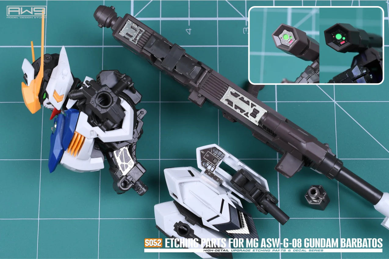Madworks: S052 MG 1/100 ASW-G-08 高达巴巴托斯蚀刻零件