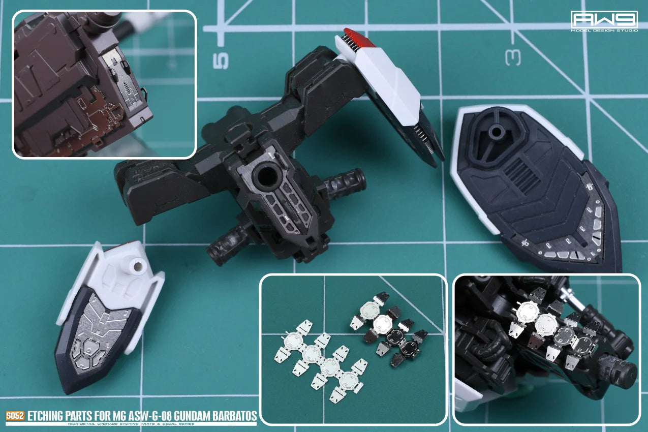 Madworks: S052 MG 1/100 ASW-G-08 高达巴巴托斯蚀刻零件