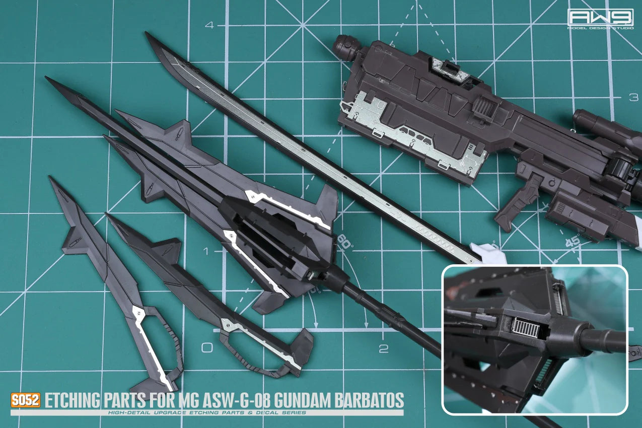 Madworks: S052 MG 1/100 ASW-G-08 高达巴巴托斯蚀刻零件