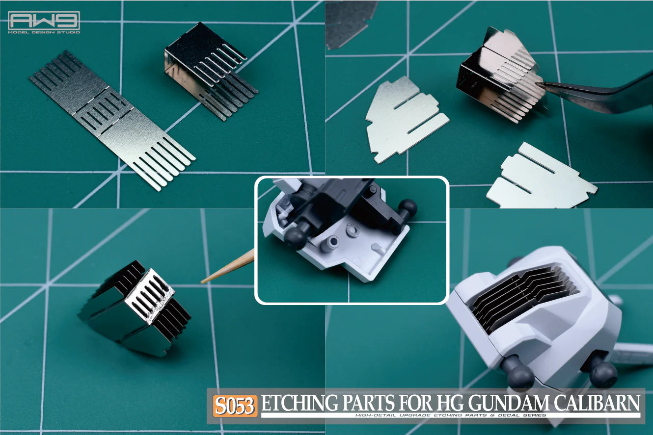 Madworks: S053 HG 1/144 高达卡利巴恩蚀刻零件