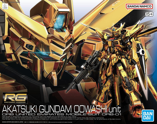 RG 1/144 Akatsuki Gundam with Oowashi Unit (Gundam Seed Freedom)