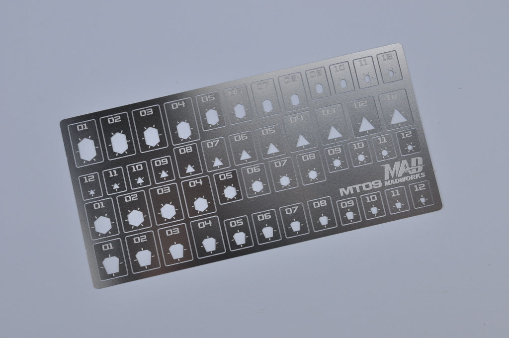 Madworks MT08 Scribing Templates (Polygon 1)
