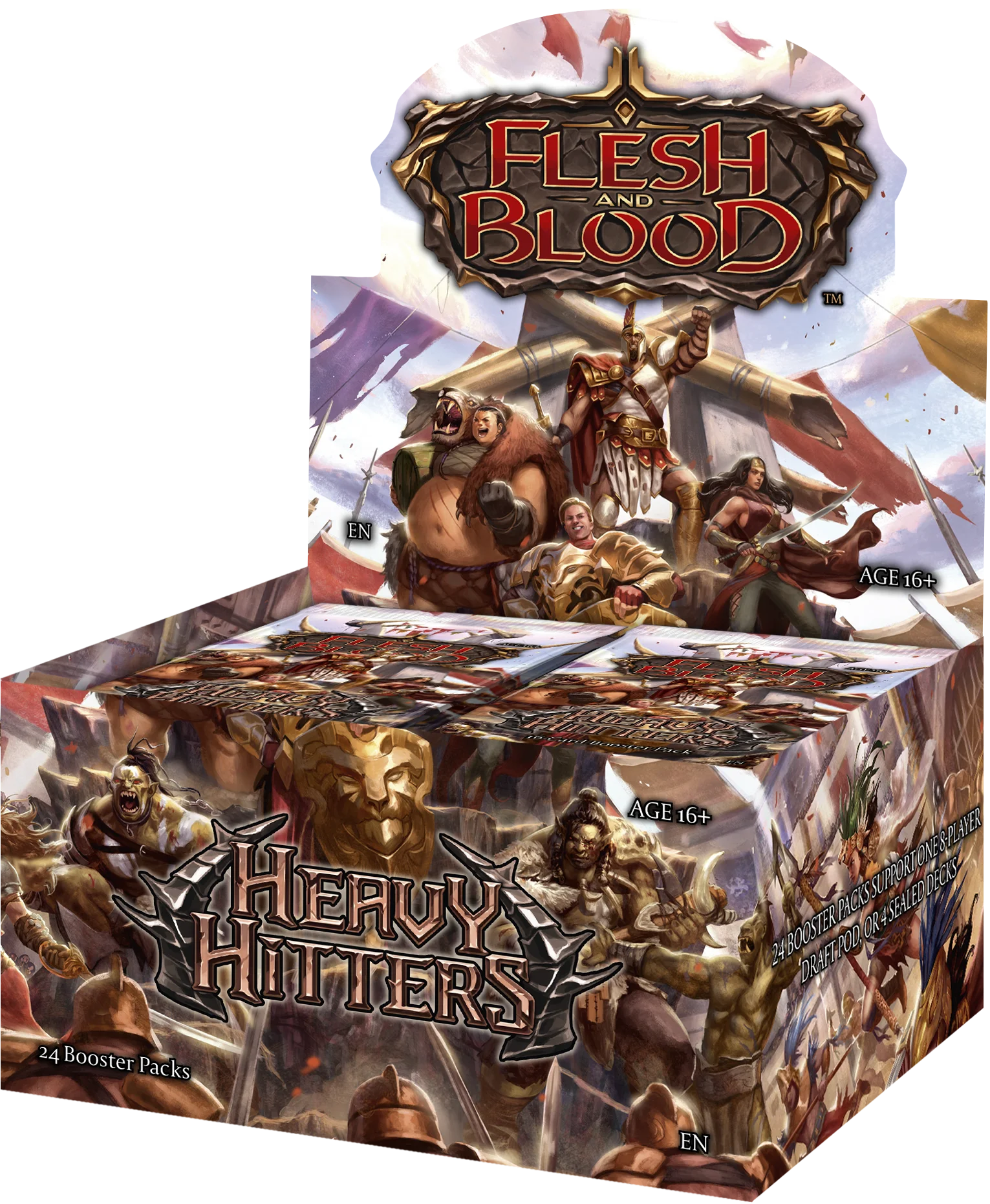 Flesh and Blood: Heavy Hitters Booster Box (Sealed) – Tabletop Renaissance  Games & Hobbies