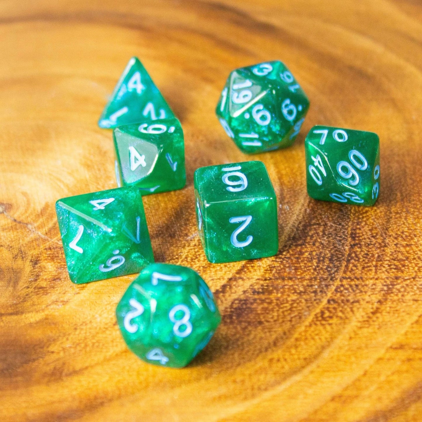 Dice Goblin: Shimmer Moss Dice Set
