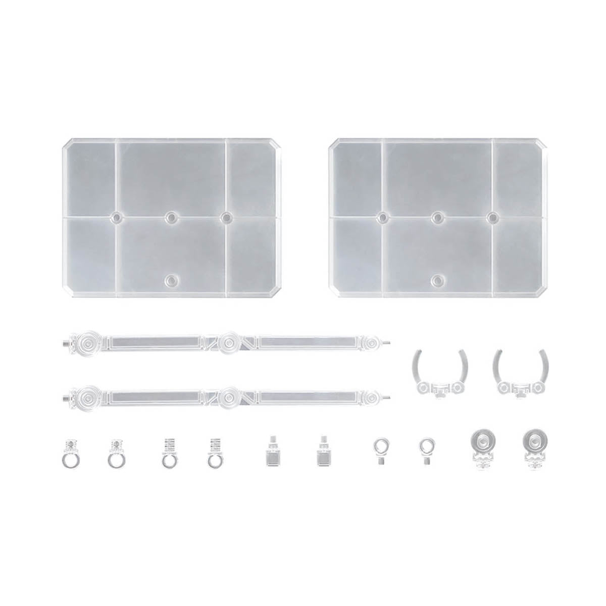 Action Base 7 - Clear with Gundam GQuuuuuuX Stickers Set