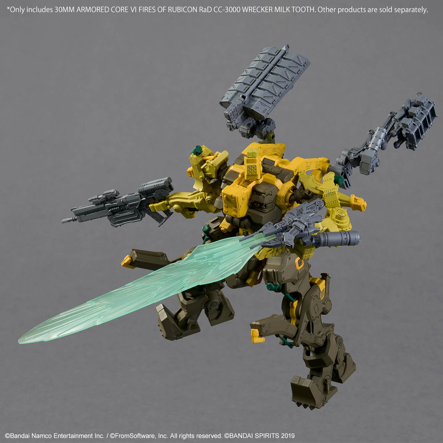 30MM Armored Core VI Fires of Rubicon RaD CC-3000 Wrecker Milk Tooth