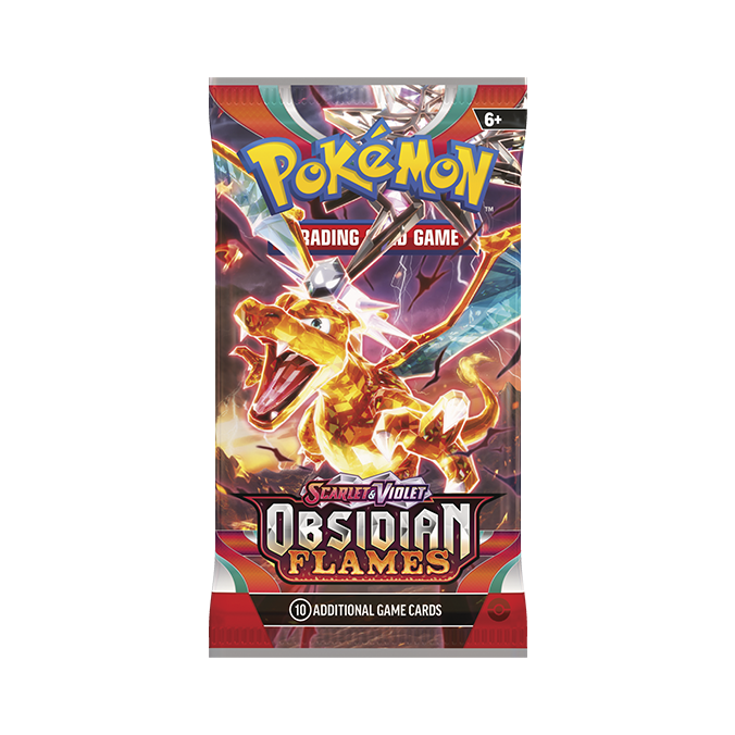 pokemon cards booster box obsidian flames POKÉMON TCG: SCARLET & VIOLET—OBSIDIAN FLAMES BOOSTER PACK – Tabletop  Renaissance Games & Hobbies