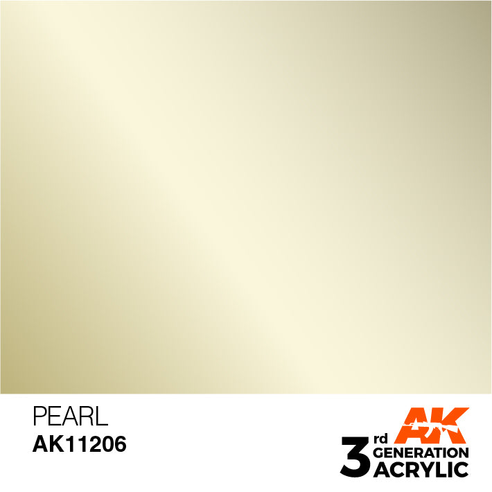 AK Interactive 3rd Gen Acrylic Pearl 17ml