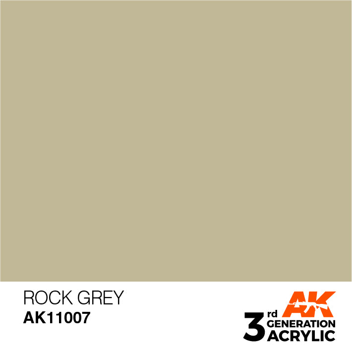 AK Interactive 3rd Gen Acrylic Rock Grey 17ml