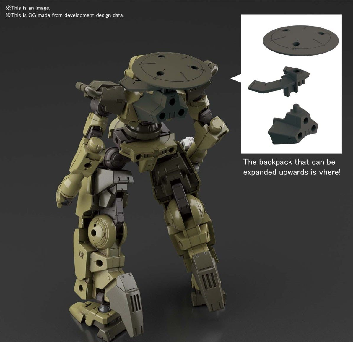 30MM 1/144 bEXM-14T Cielnova (Green)