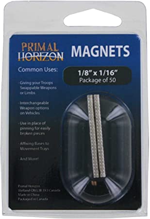 Primal Horizon Magnets 1/8 X 1/16 50Pk