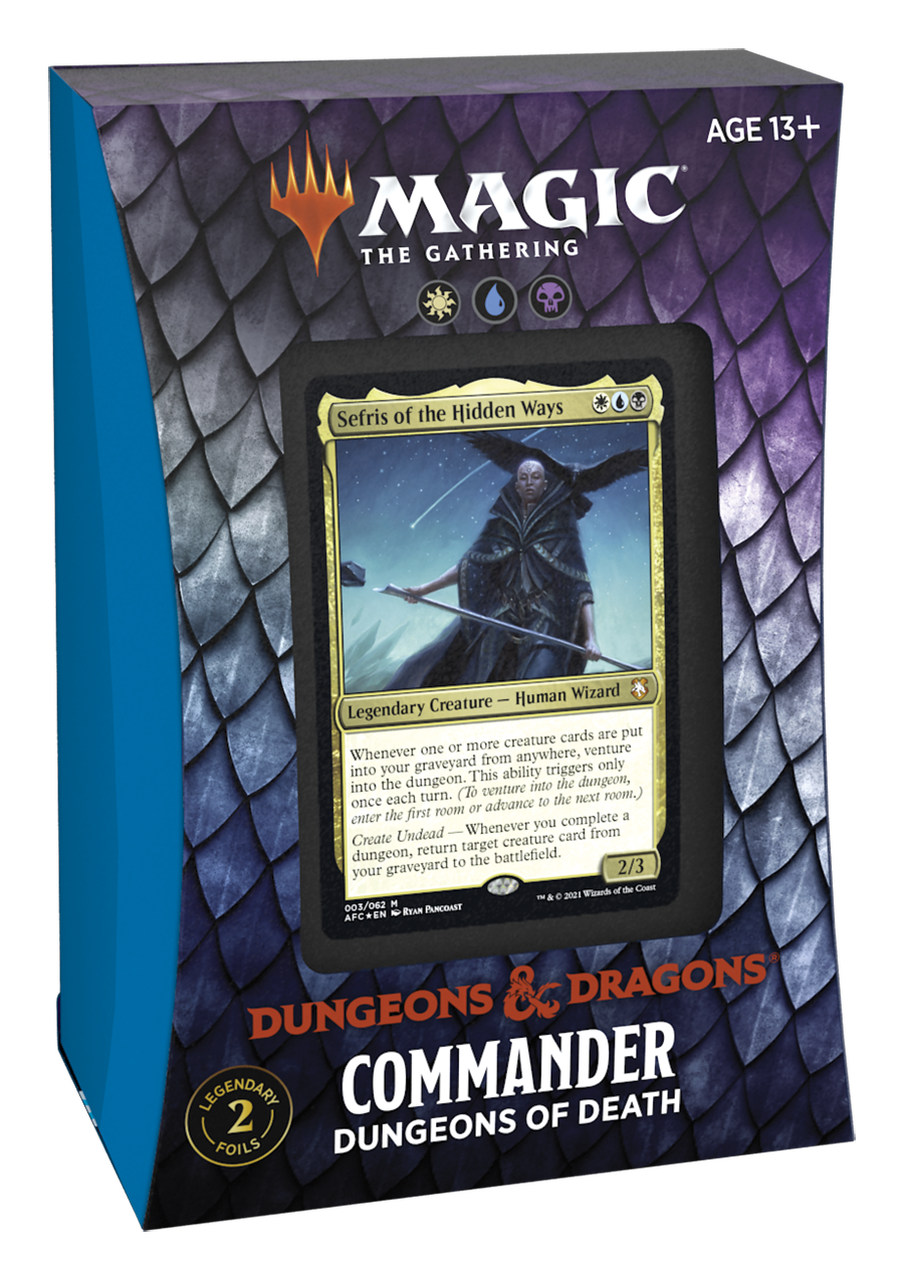 Magic The Gathering: Adventures In The Forgotten Realms Commander Deck - Dungeons of Death