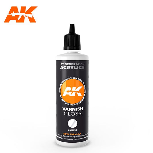 AK Interactive 3G 光泽清漆 100ml