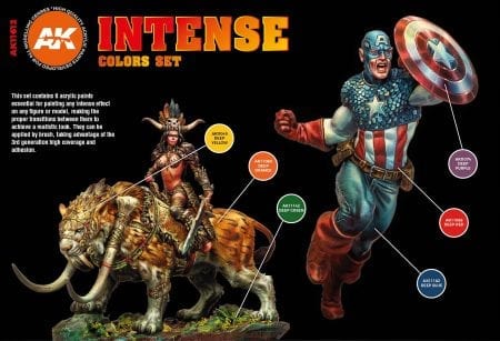 AK Interactive 3G 浓彩套装