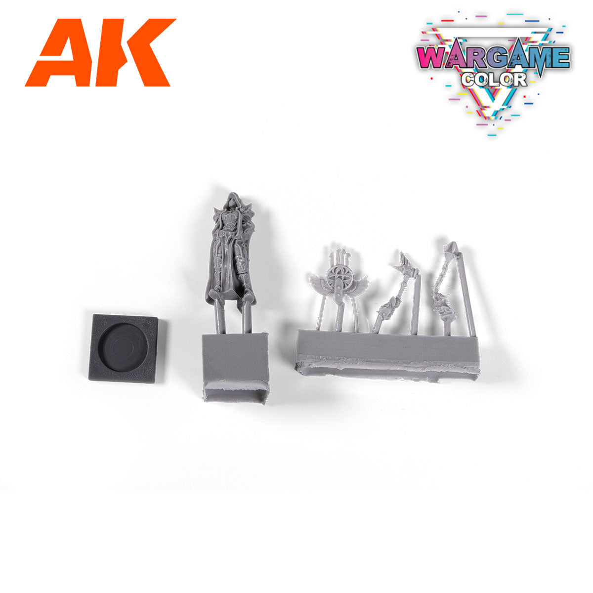 Wargame start Set - Basilean Abbess, 14 Colors & 1 Figure